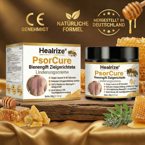 📅👨‍⚕️𝙈ä𝙧𝙯-𝘼𝙣𝙜𝙚𝙗𝙤𝙩 | Healrize® PsorCure Bienengift Zielgerichtete Linderungscreme