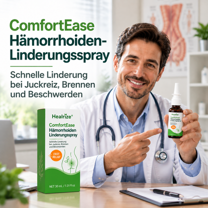 🌿 Healrize® ComfortEase Hämorrhoiden-Relief-Spray 🌿 – Schnelle Linderung bei Juckreiz, Brennen und alltäglichen Beschwerden