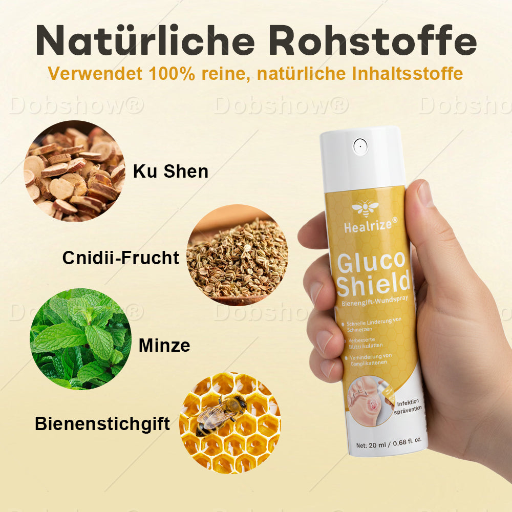 Healrize® GlucoShield Bienengift-Wundspray