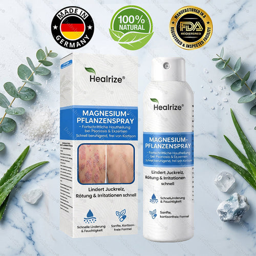 ✨DE 𝐎𝐟𝐟𝐢𝐜𝐢𝐚𝐥  𝐒𝐭𝐨𝐫𝐞 | Healrize® Magnesium-Pflanzenspray – Fortschrittliche Hautregeneration bei Schuppenflechte & Ekzemen | Schnelle Linderung, steroidfrei