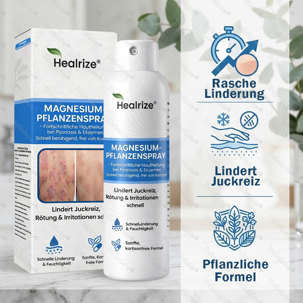 ✨DE 𝐎𝐟𝐟𝐢𝐜𝐢𝐚𝐥  𝐒𝐭𝐨𝐫𝐞 | Healrize® Magnesium-Pflanzenspray – Fortschrittliche Hautregeneration bei Schuppenflechte & Ekzemen | Schnelle Linderung, steroidfrei