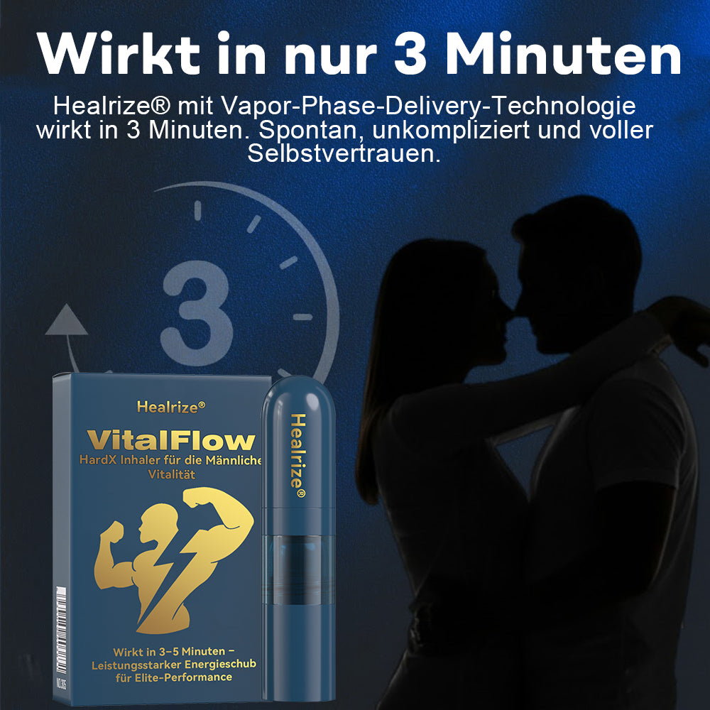 Healrize® VitalFlow HardX Inhaler für die Männliche Vitalität