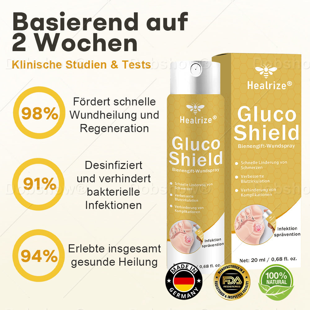 Healrize® GlucoShield Bienengift-Wundspray