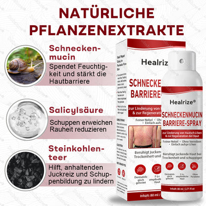 🎁DE 𝐎𝐟𝐟𝐢𝐜𝐢𝐚𝐥  𝐒𝐭𝐨𝐫𝐞 | Healrize® Schneckenmucin-Barriere-Spray zur Linderung von Hautschüben und zur Regeneration der Haut-𝘿𝙚𝙪𝙩𝙨𝙘𝙝𝙡𝙖𝙣𝙙𝙨 𝙉𝙧. 1 𝙨𝙥𝙧ü𝙝𝙗𝙖𝙧𝙚 𝘽𝙖𝙧𝙧𝙞𝙚𝙧𝙚-𝙋𝙛𝙡𝙚𝙜𝙚 𝙗𝙚𝙞 𝙋𝙨𝙤𝙧𝙞𝙖𝙨𝙞𝙨