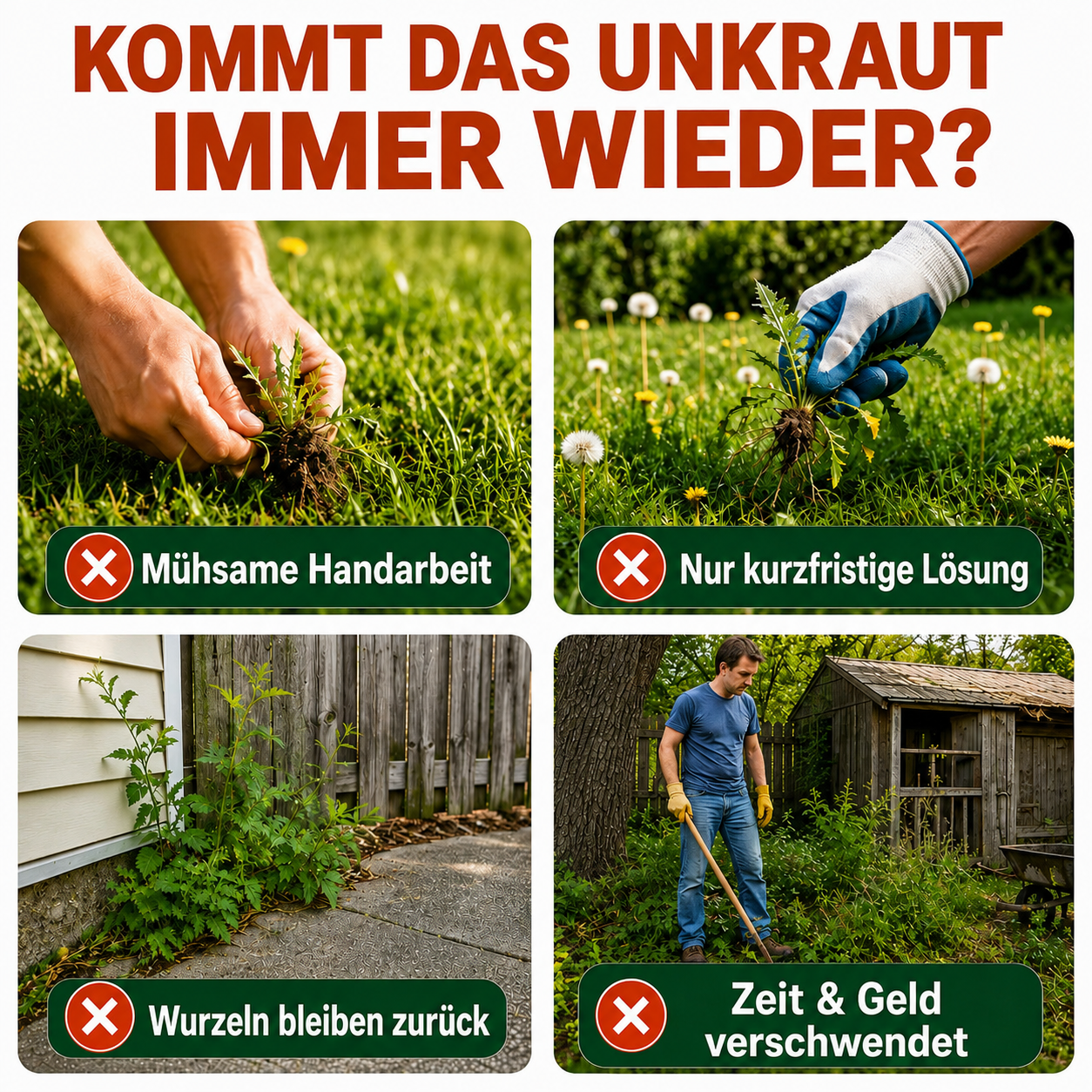 Healrize® 2-in-1 Power-Unkrautvernichter: Sofortwirkung – selbst bei glyphosatresistenten Arten