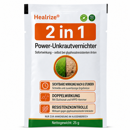 Healrize® 2-in-1 Power-Unkrautvernichter: Sofortwirkung – selbst bei glyphosatresistenten Arten