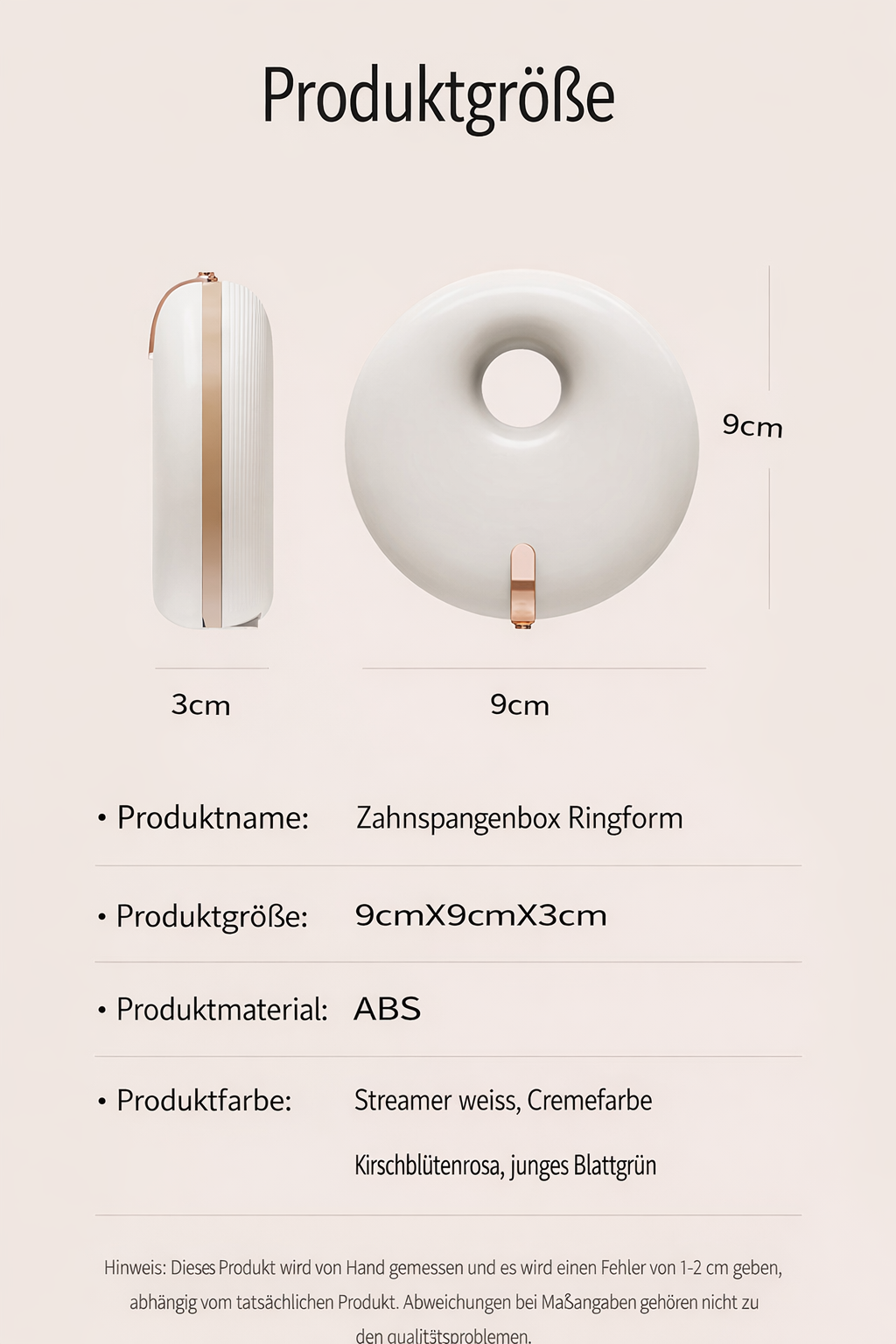 Nurbini® Aufbewahrungsdose für Zahnprothesen