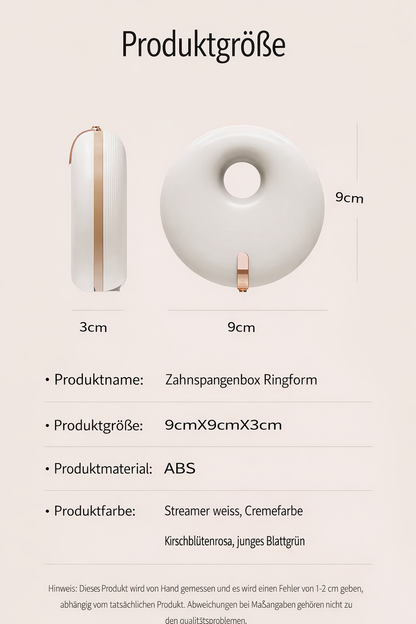 Nurbini® Aufbewahrungsdose für Zahnprothesen
