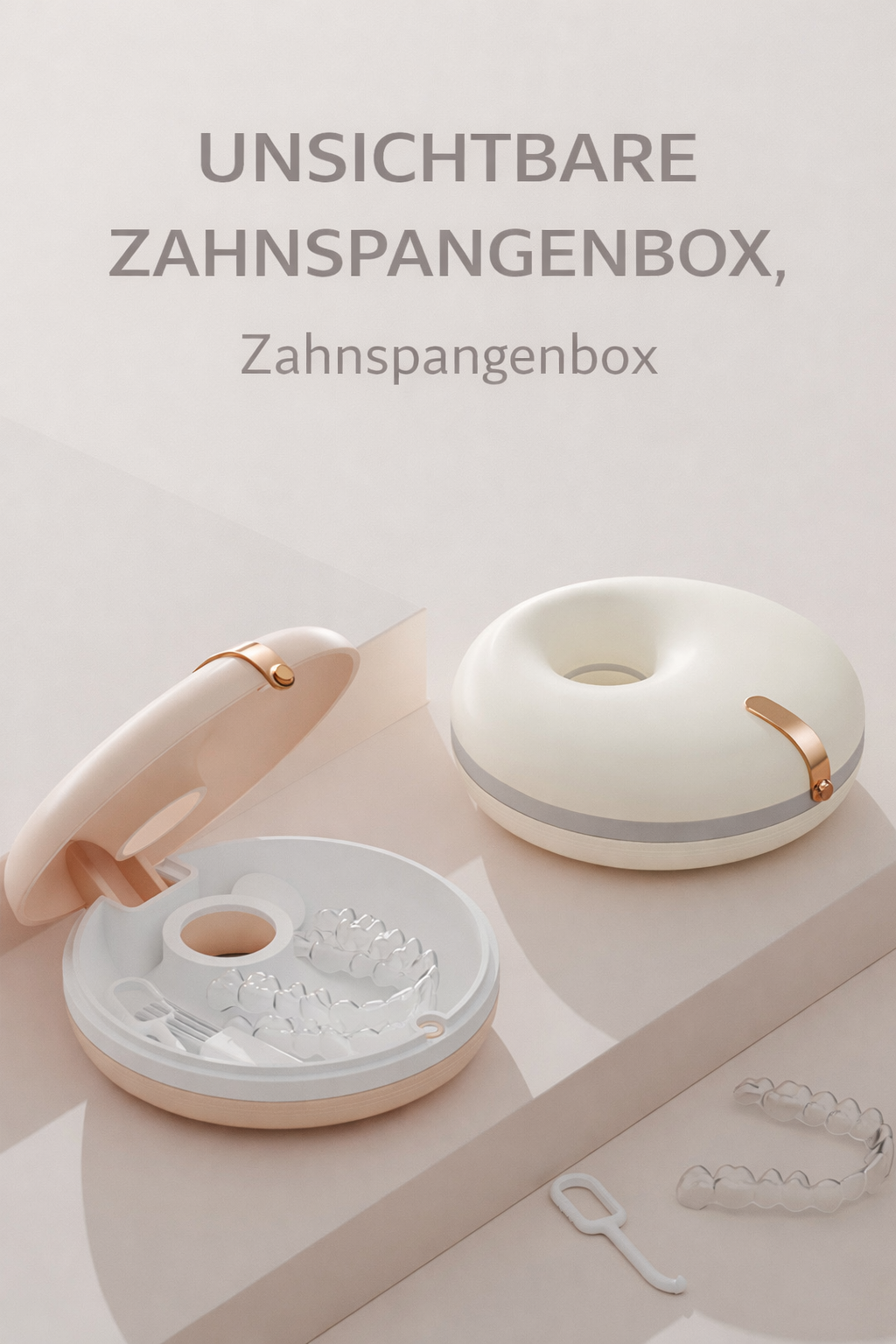Nurbini® Aufbewahrungsdose für Zahnprothesen
